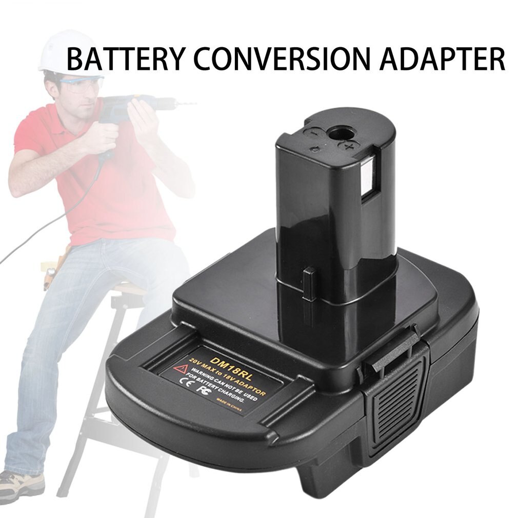 DM18RL adaptateur convertisseur de batterie USB DM20ROB pour RYOBI convertir DEWALT 20V Milwaukee M18 à 18V adaptateur de batterie