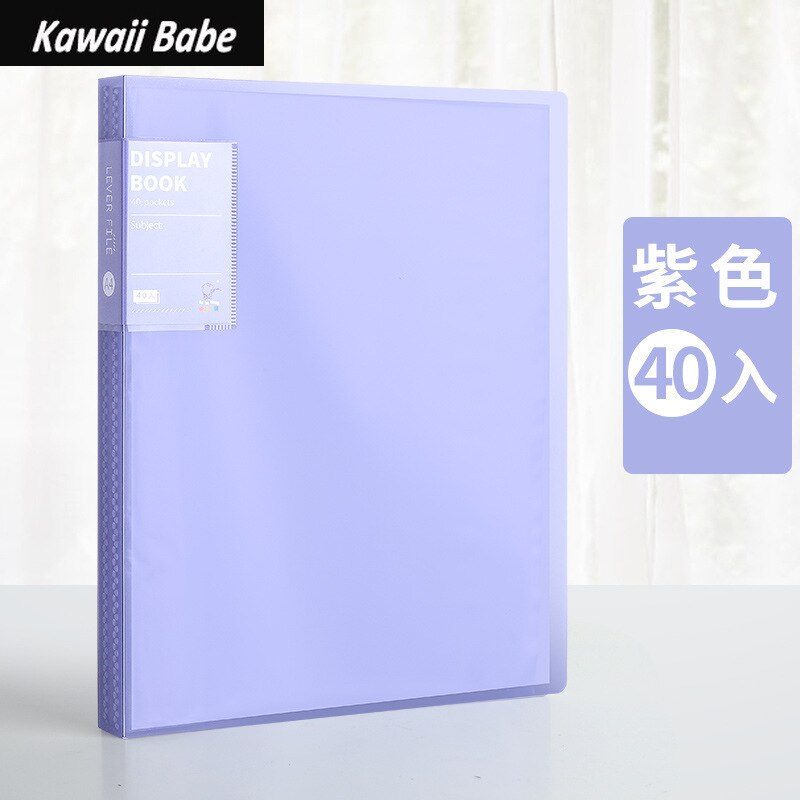 Desk Organizer File Folder 30 40 60 80 Pages A4 Size Piano Music Sheet Document Folder Storage Organizer School Office Supplies: 40pages purple