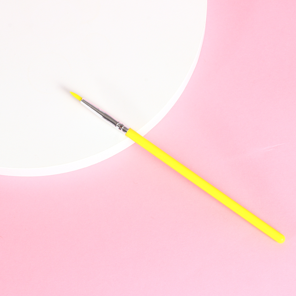Brosse de lifting des cils en silicone ultra mince, outil coloré, nouvelle solution,: WHITE