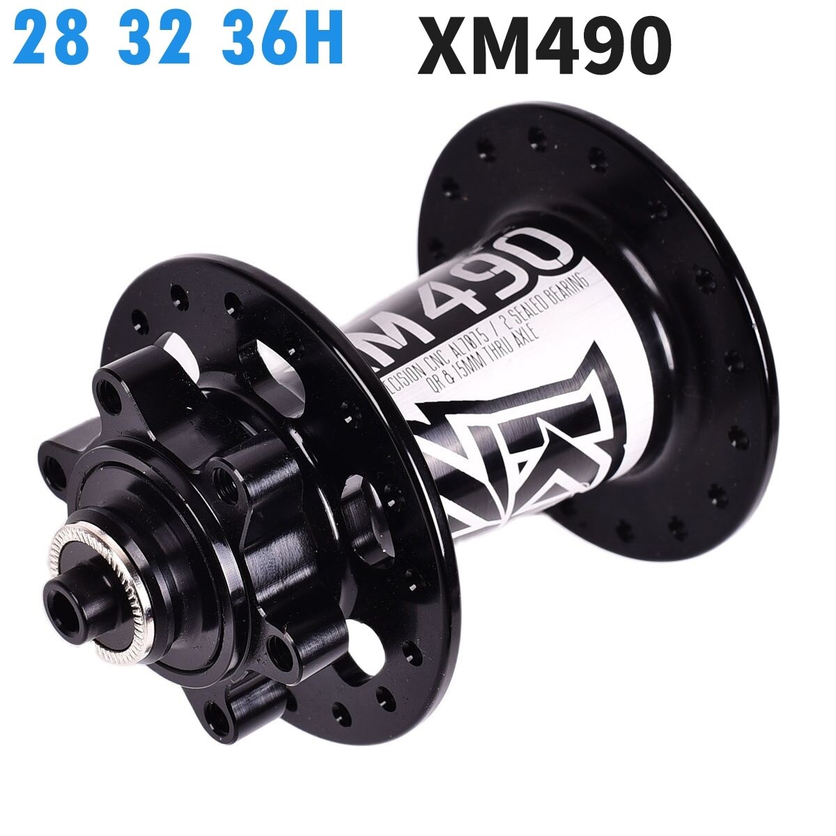 Koozer Bike Hubs 28/32/36 Holes MTB Front Hub Sealed Bearing Hub QR 100x9MM Thru 100x15MM Bicycle Hub For SHIMANO HG 8 -12Speed