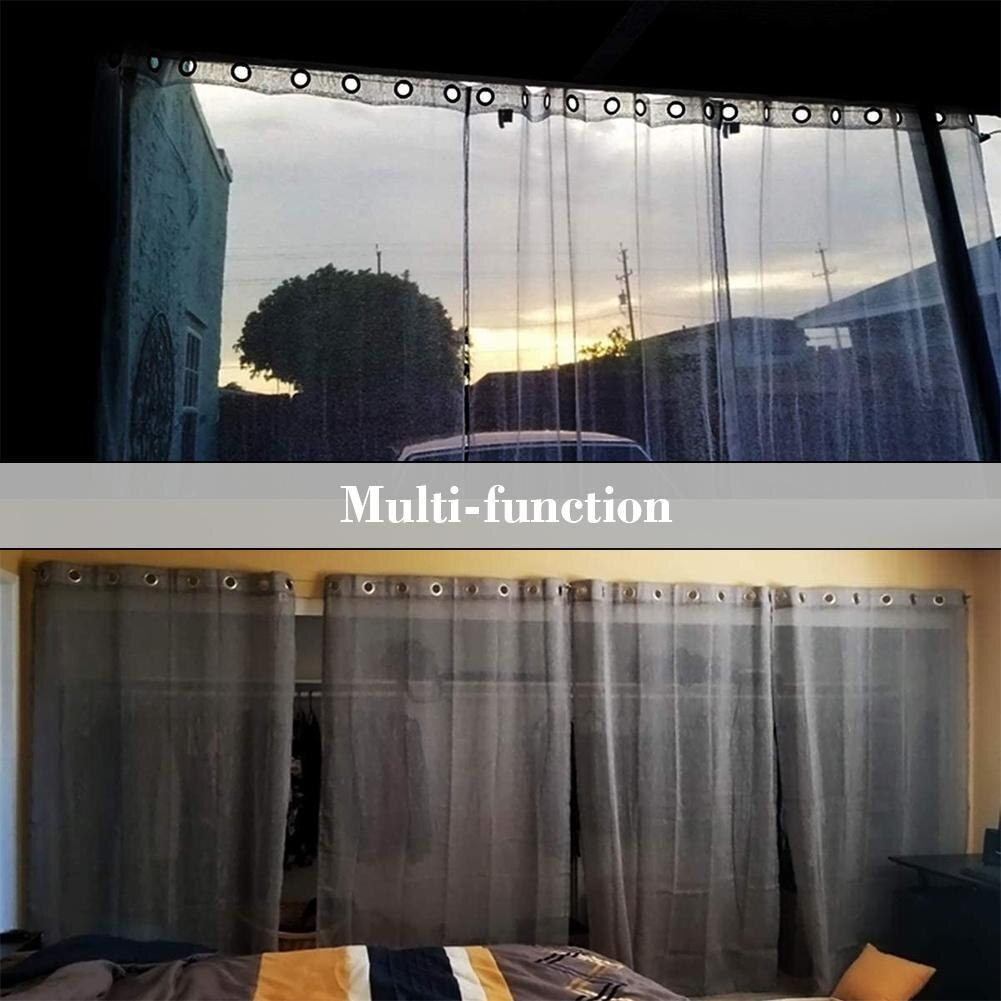 Aangepast Gordijn Draad Staaf Set Muur Raam Decor Staal Multifunctionele Touw Kabel Spanner Decoratieve Accessoires &amp; Clip