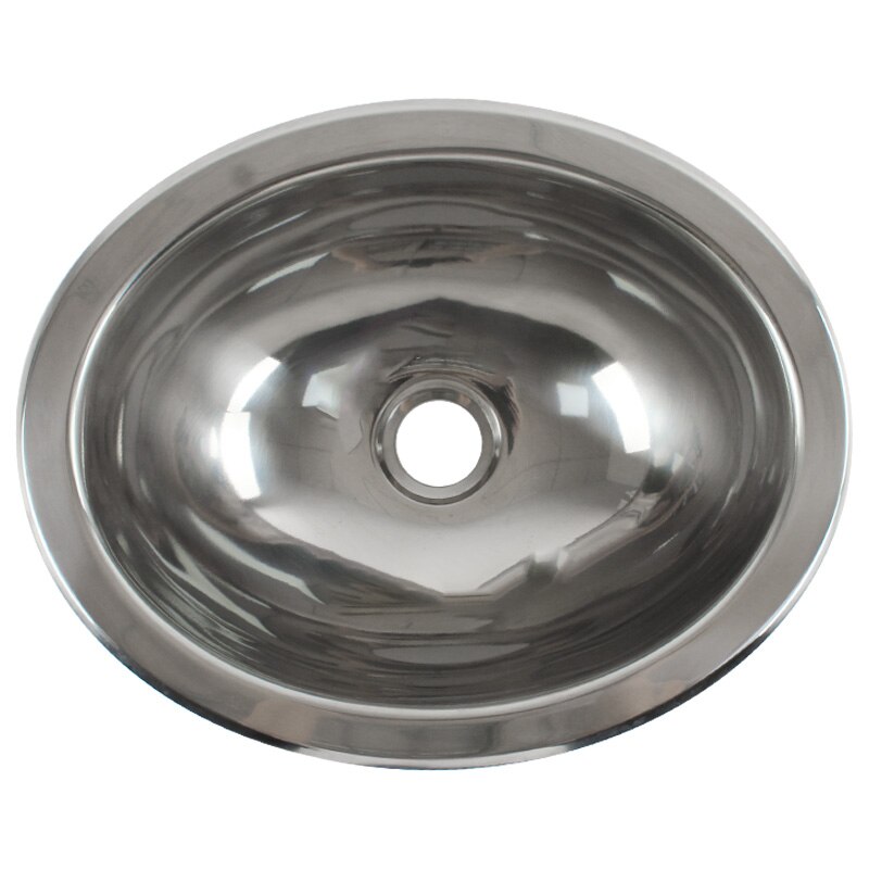 Boat RV Caravan Stainless Steel Hand Wash Basin Sink oval