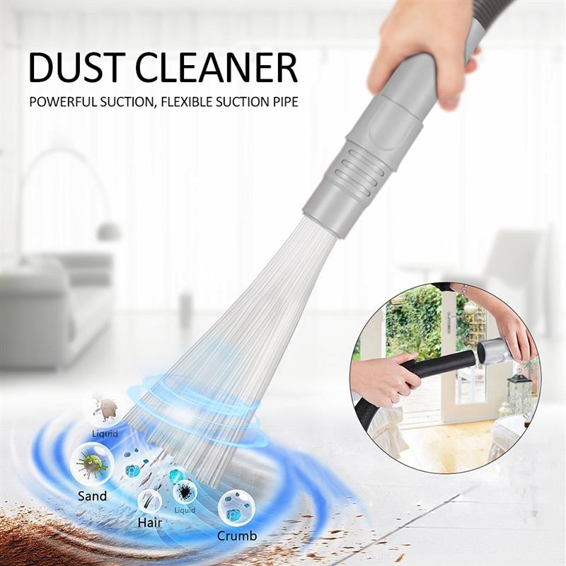 Vacuum Cleaner Attachment Universal Suction Pipe Remove Dirt Pet Hair Dust Cleaning Sweeper