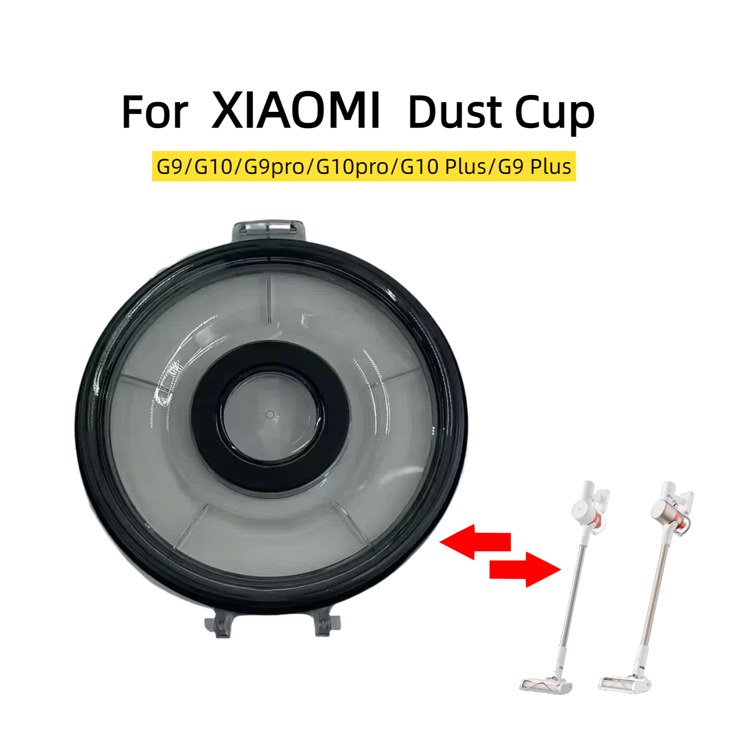 For XIAOMI G9/G9 Plus/G10/G10 Plus Handheld Wireless Vacuum Cleaner Dust Cup Bottom Cover Spare MIJIA Parts/Accessories