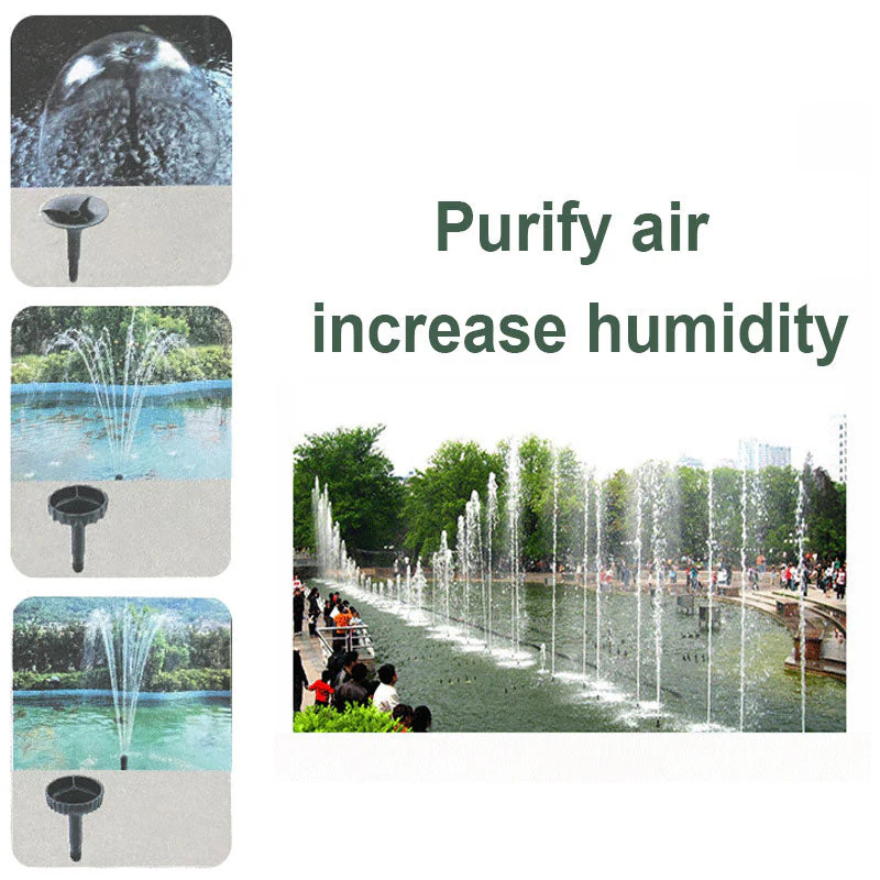 2024 Langlebige, vielseitige, verstellbare Springbrunnenpumpe, drei Modi, Wasserbrunnenpumpe, einstellbarer Durchfluss (Wasserstraffung, 1 Meter)