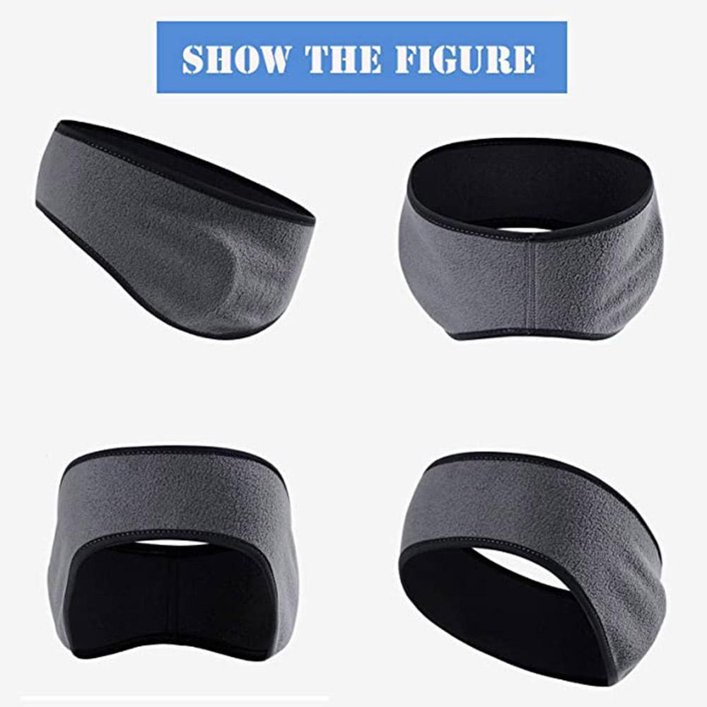 Warme oorkappen unisex dames heren fleece oorwarmer winterband haarband ski oorkappen oorwarmers hoofdband hoofd  p3 q 1