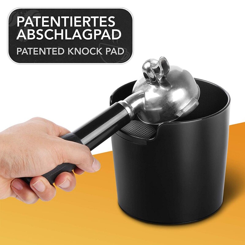 Knock Box Pour Espresso - Boîte à Marc De Café Avec Barre De Frappe Amovible, Base Antidérapante, Design Barista - 13
