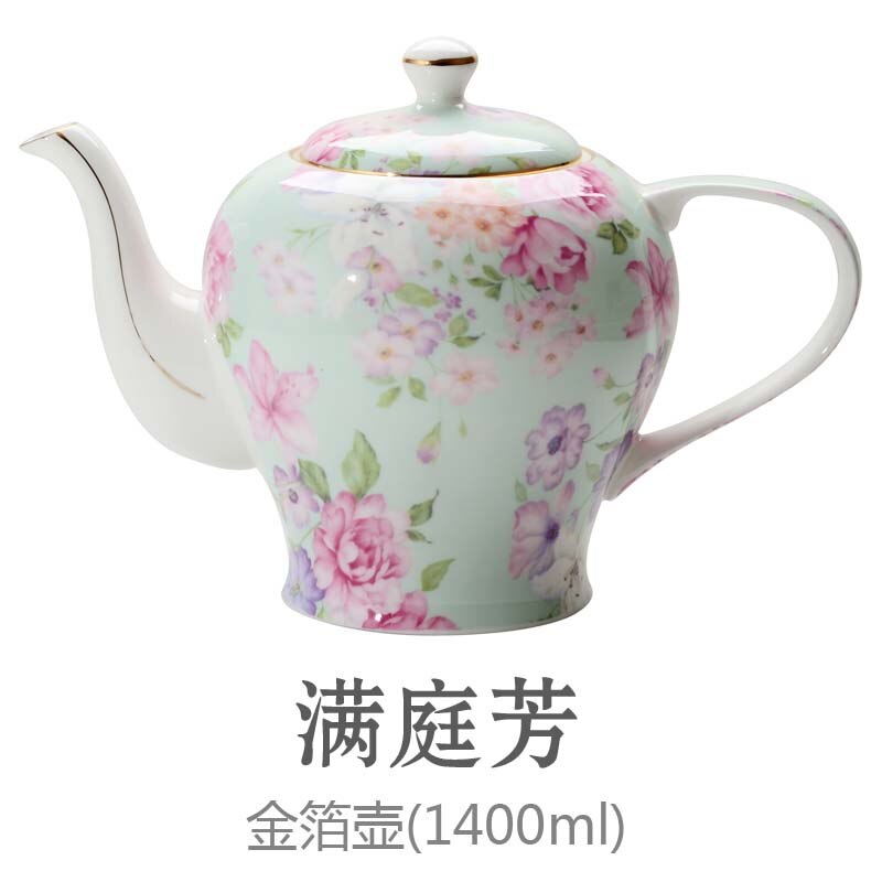 Machine à café continentale en os, porcelaine, service à thé anglais, ménage, grande capacité, filtre en céramique: 7