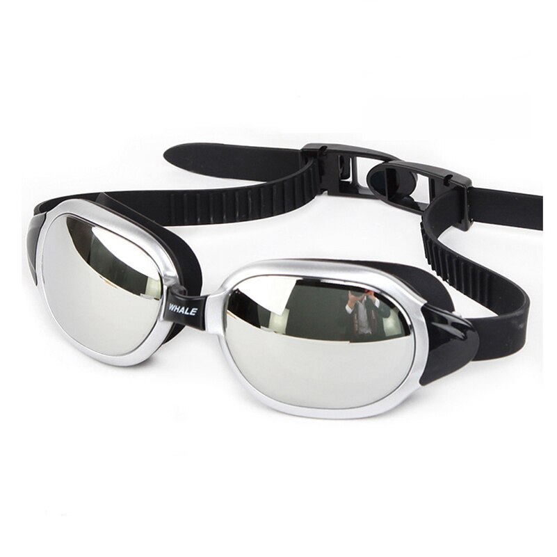 Whale Waterproof Silicone Swimming Glasses Anti-Fog UV плавательные очки Swimming Goggles Eyewear