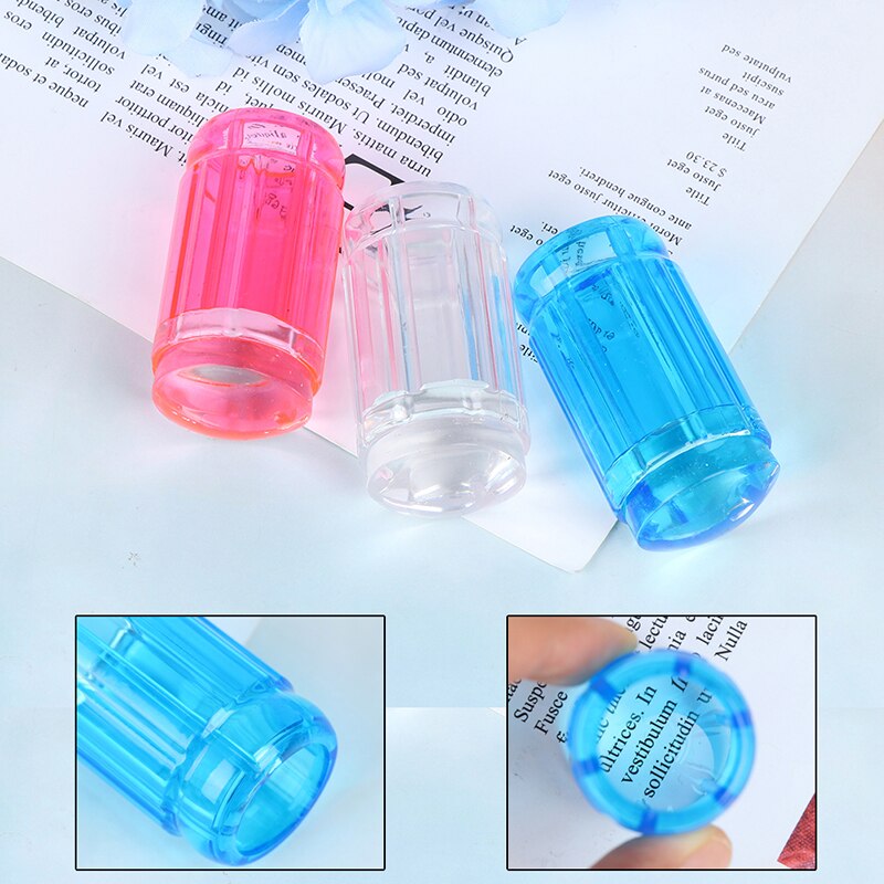 Stamper Transparent Nail Stamp Scraper Polish Print Transfer Nail Stamper Tools