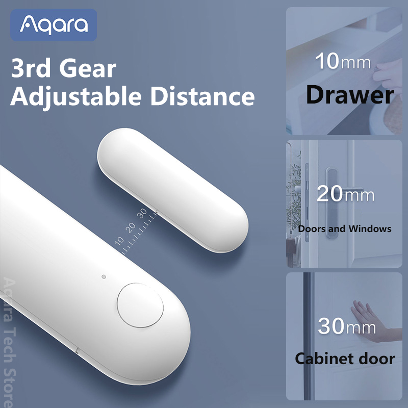 Sensor de ventana de puerta Aqara P1, sistema de seguridad inteligente, Detector Zigbee3.0, Sensor de movimiento inalámbrico para aplicación inteligente Aqara Home