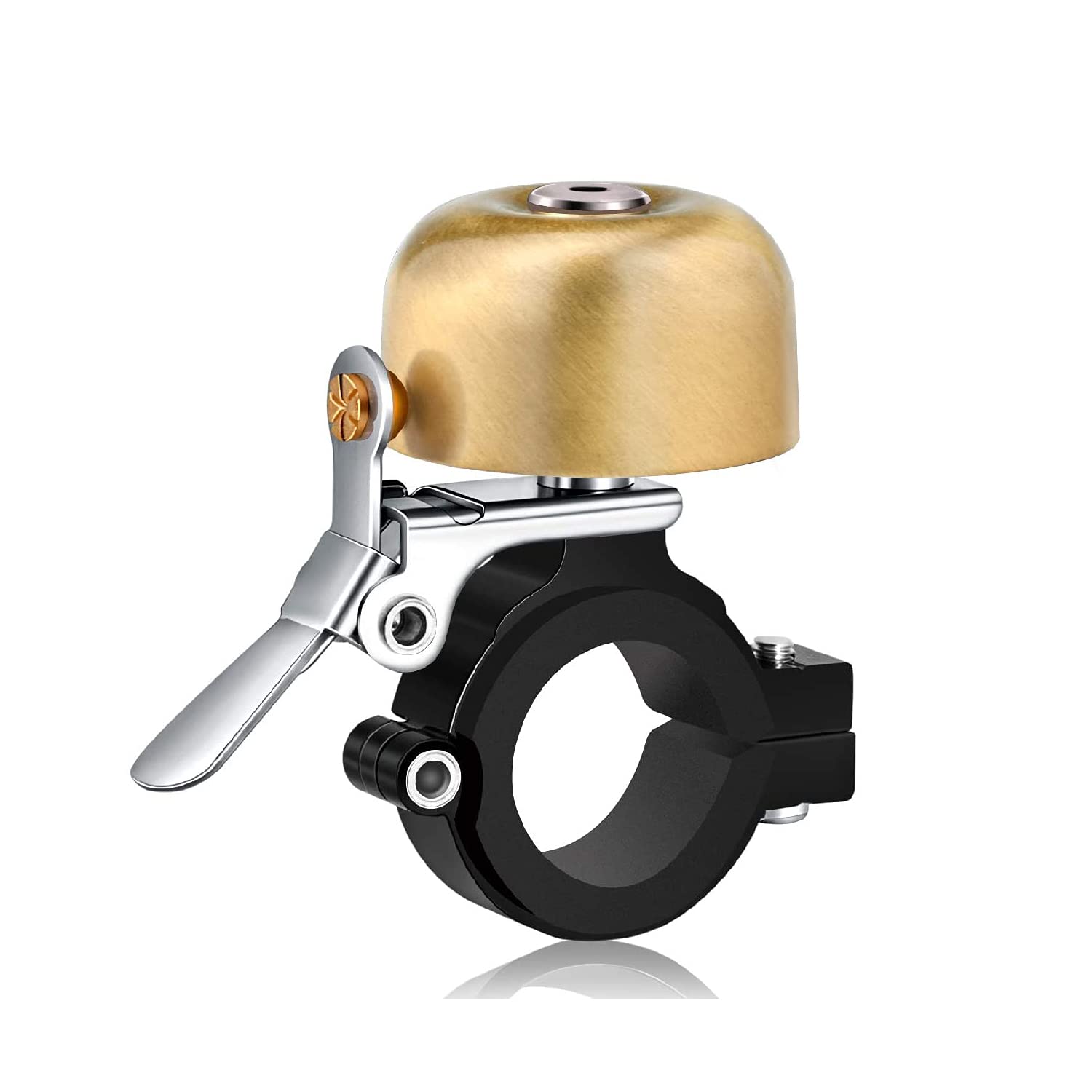 Greallthy Bike Bell Bicycle Horn Mountain Bike Road Bike Can Use Bicycle Accessories Adults And kids Can Use Bike Bell: Gold Small