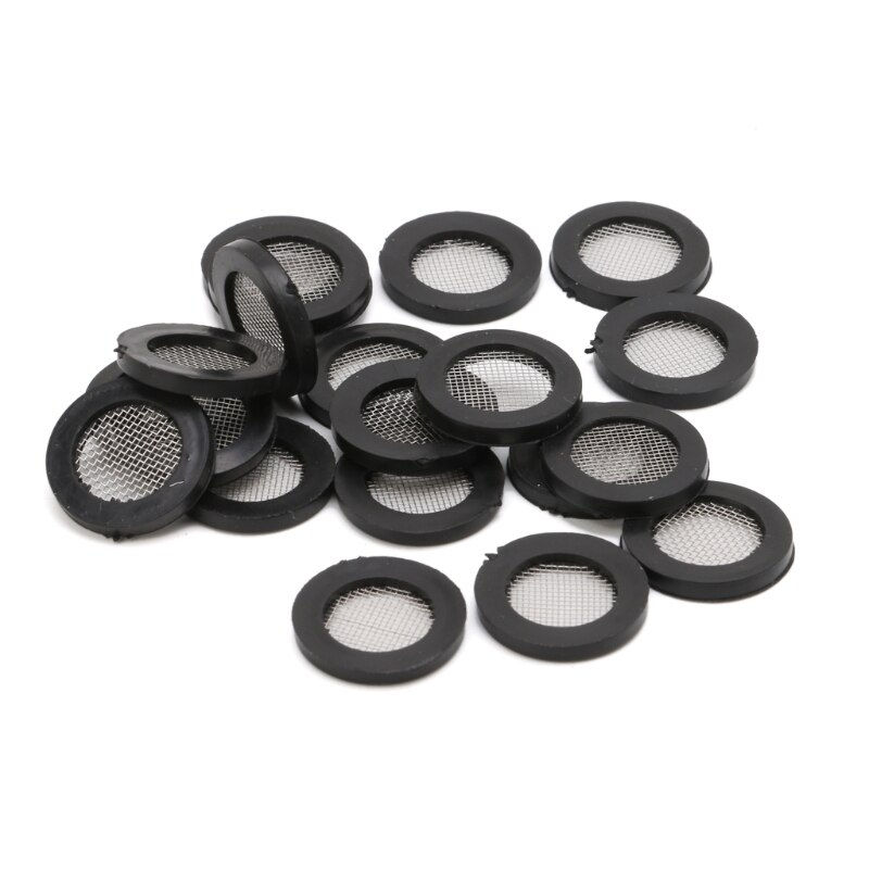20 stk forsegling o-ring slangepakning fladt gummi skive filternet til vandhane gennemføring