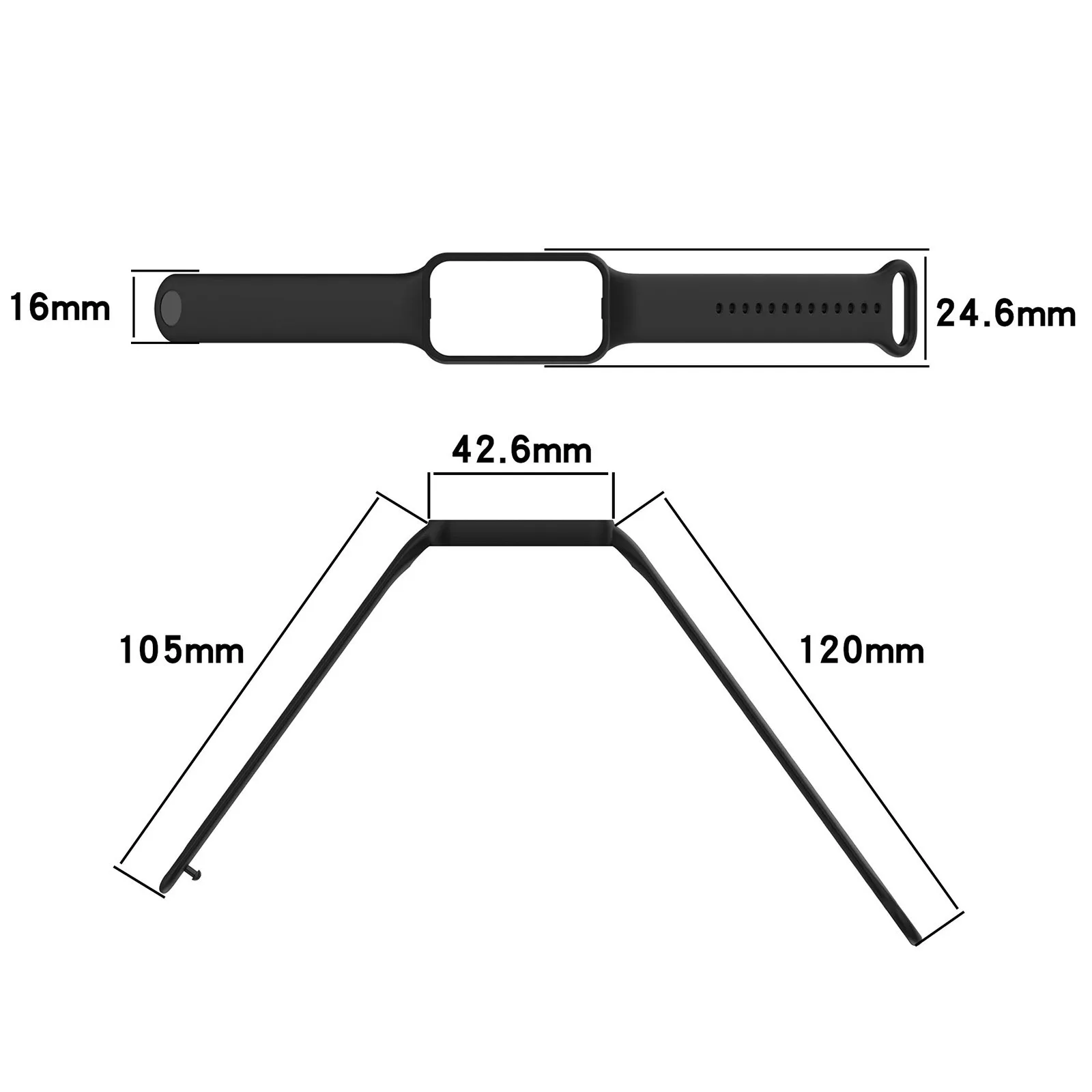 Silikon klokkerem til huami amazfit band 7 smartklokkerem armbånd soprt armbånd til amazfit band 7 remspenne