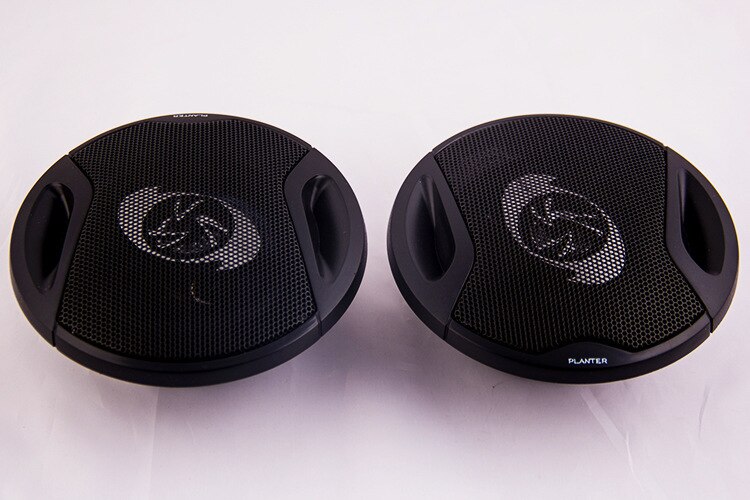 1 Pair 4'' inch Car Speaker Automobile Car HIFI Full Range Bubble Gum Edge Speakers