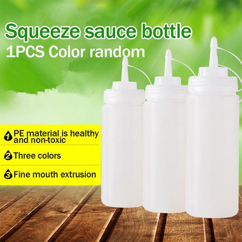 240ml plastic sauce bottle squeeze pot squeeze pot chocolate sauce bottle jam tomato salad bottle squeeze bottle