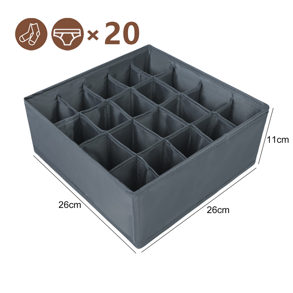 Sokken Organizer Ondergoed Bh Opbergdoos Kast Lade Organizer Voor Kleding Stropdassen Garderobe Organizer Kast Separator: Licht Groen