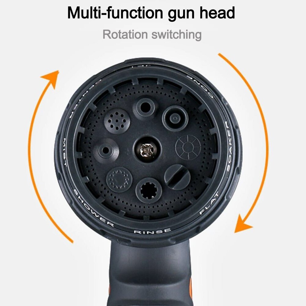 Multifunktions Bewässerung Gun Garten Schlauch Düse Einstellbar Düse Wasser Pistole Rasen Schlauch Garten Hochdruck Sprayer Auto Waschen ZXH