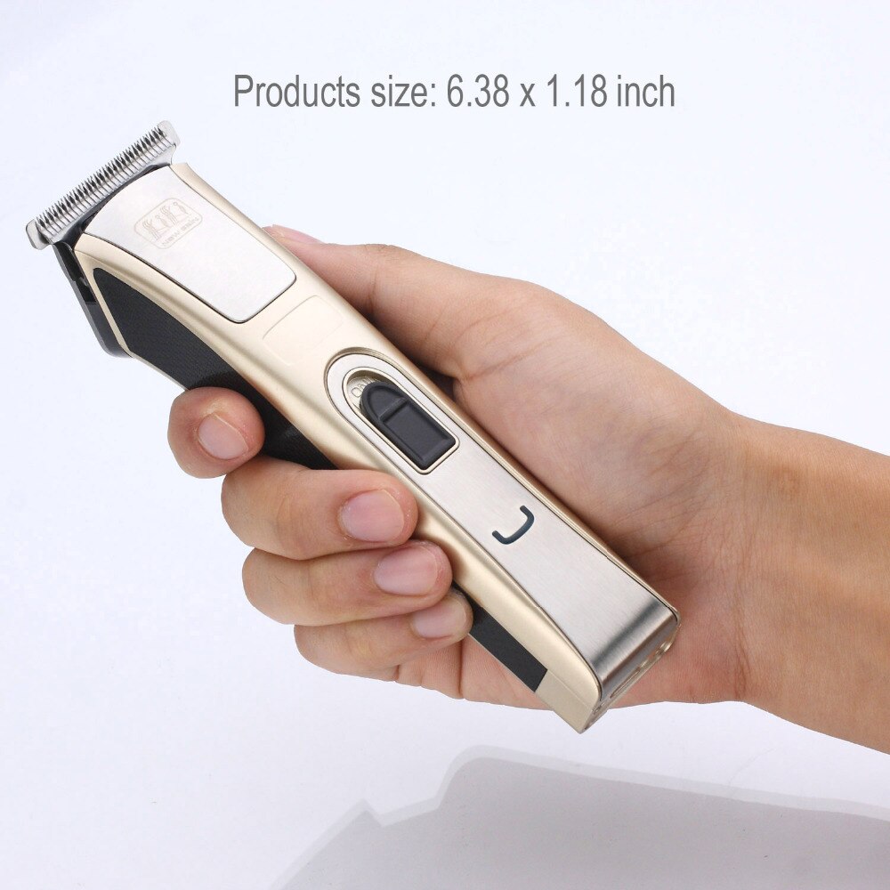 KIKI newgain.3 en 1 recargable Clipper pelo Zinc chapado en titanium hoja 1200mAh batería de Ni-MH recortador de pelo