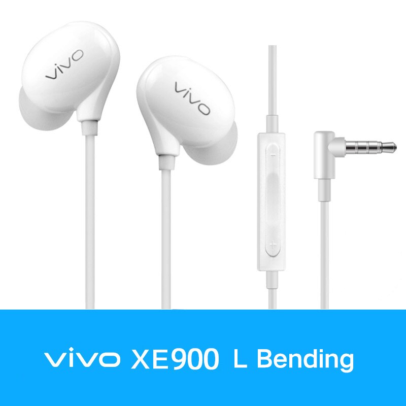 Original Vivo XE900 XE710 XE680 XE160 XE600i IQOO Pro Earphone Wired In-ear with Mic HiFi Music Headset for Universal Phone: XE900