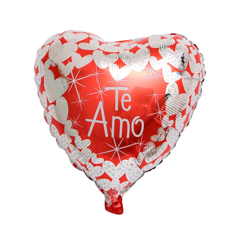 Globos de helio de 18 pulgadas para novia y novio, globos de mylar con corazón de amor, para boda, Día de San Valentín, 50 unidades: 5