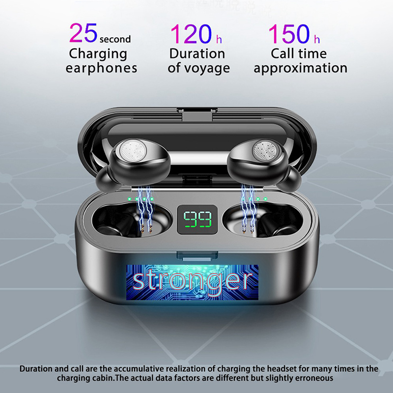 Auriculares inalámbricos Hifi Bluetooth super bass auriculares impermeables IPX7 auriculares de control táctil para huawei pk i30 i80 tws