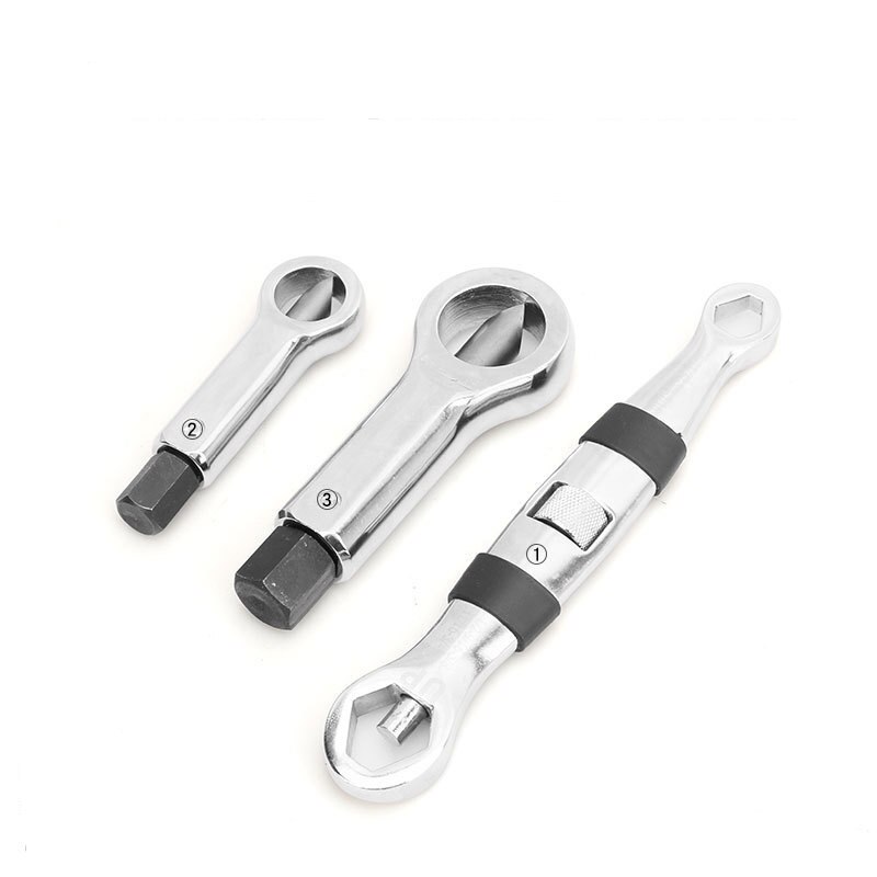 Separador de tuercas oxidadas, herramienta extractora de perno, 7-22mm, 3 unidades