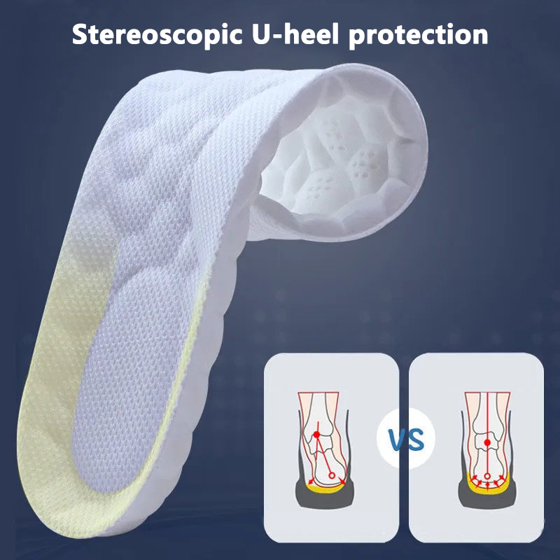 1 paar zachte eva-sportzooltjes, ademend, schokabsorberend, geschikt voor hardloopschoenen en sneakers, voor dames en heren.