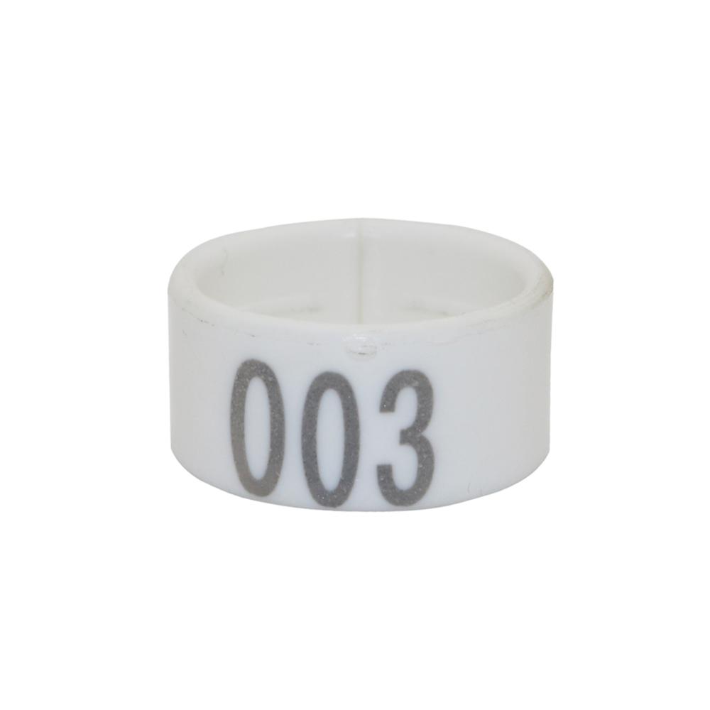 1000 stk indvendig diameter 1.6cm/1.8cm/2.0cm duer fugle kyllinger and papegøje clipringe bånd vagtelring fjerkræavlværktøj: Hvid / 1.8 cm
