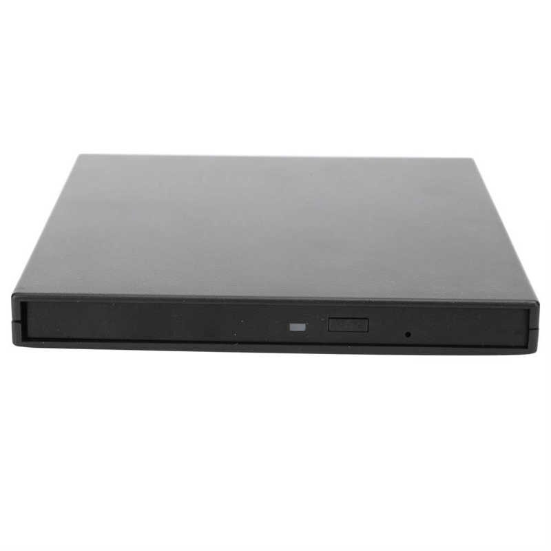 External CD DVD Drive Optical Drive Case External Hard Box Computer Laptop Storage Kit Black 9.5mm
