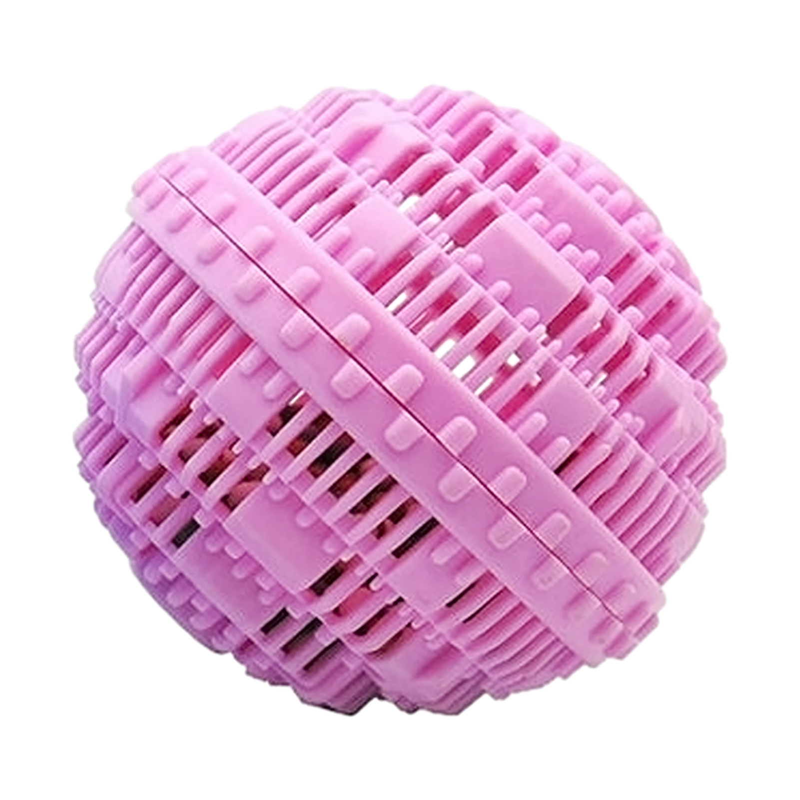 Reusable Laundry Cleaning Ball Prevent Clothing Tangles Washing Machine Balls Large Magic Decontamination Silicone Cleaning Ball: Pink