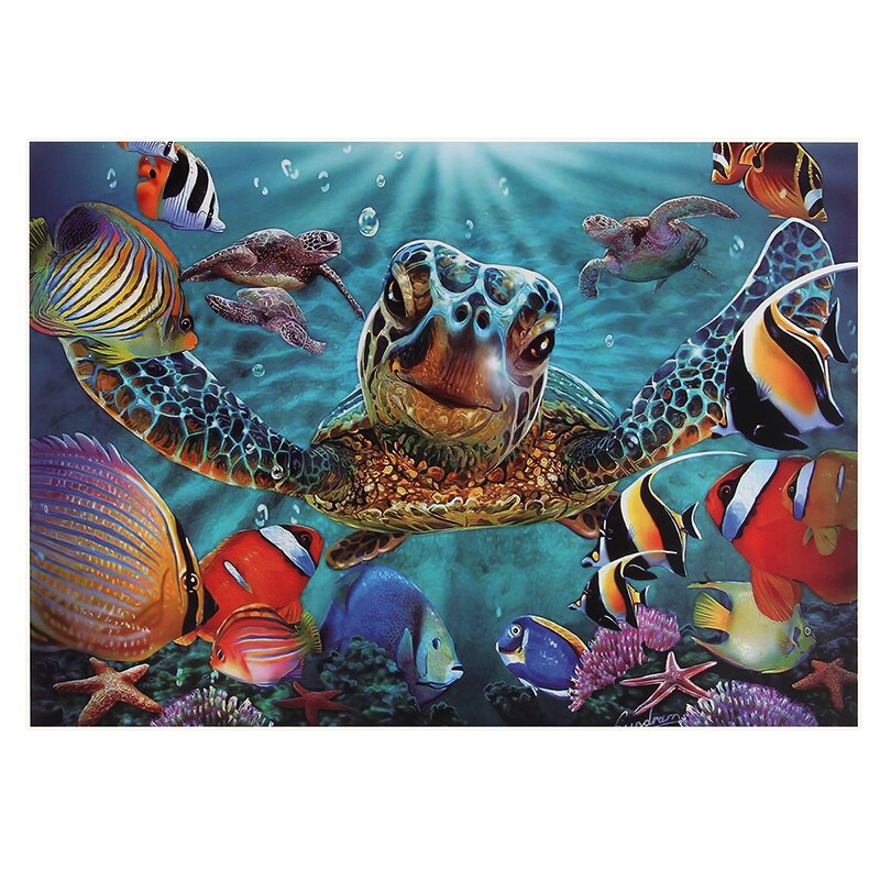 Zee Schildpad Puzzel 1000 Stuks Puzzel Voor Volwassenen Kids