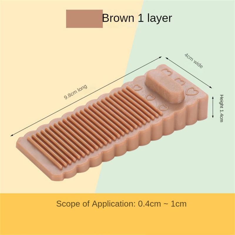 Safety Silicone Door Stop Stoppers Block Wedge Doorstops Door Stopper Home Office Door Rear Retainer Anti-collision Stop
