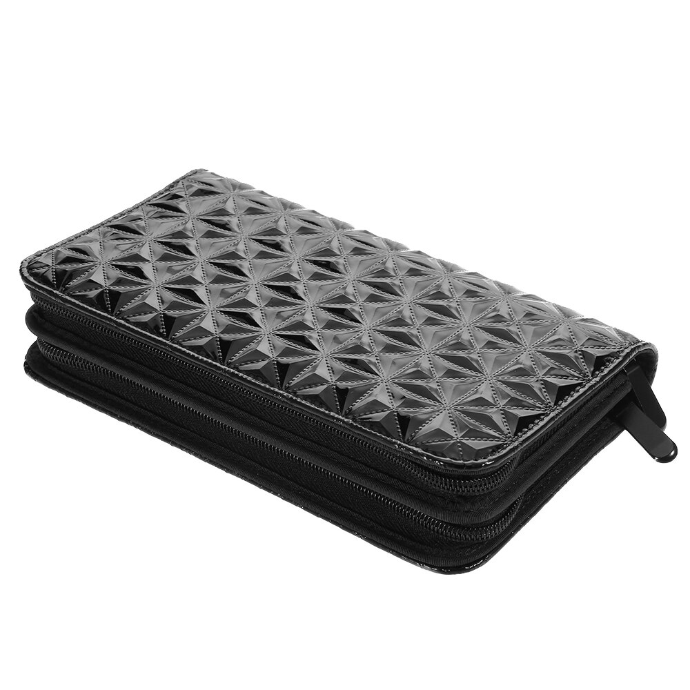 Étui noir à Double couche pour ciseaux de coiffure, sac à ciseaux de coiffure, étui de Salon de coiffure, Kit d&#39;outils de coiffure pour ciseaux