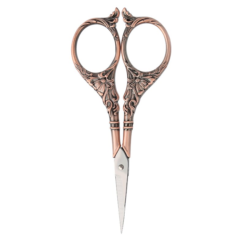 SHWAKK 1PCS Embroidery Scissors Multicolor Antique Thread Cutter Retro Scissor Stainless Steel Suitable for Fabric: type 4