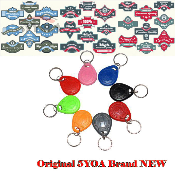 10 pz em4305 Copia Riscrivibile Scrivibile Riscrittura di em ID keyfobs RFID etichetta Chiave Anello di Carta di 125 khz Di Prossimità gettone di Accesso duplicare