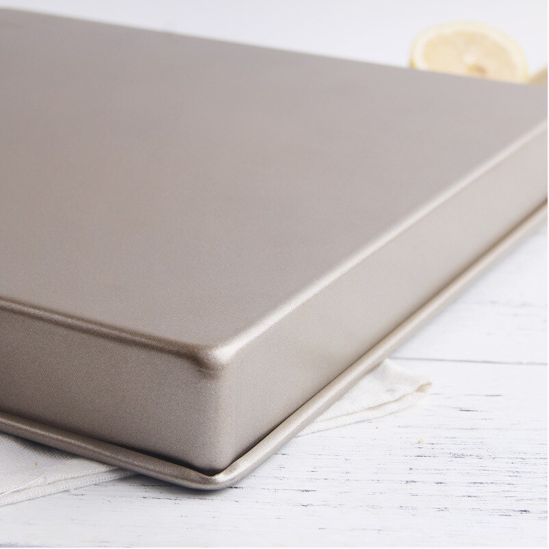 Vierkante antiaanbak cake bakvorm koekjesvorm pizza cake bakvorm koolstofstaal bakgereedschap keuken koken