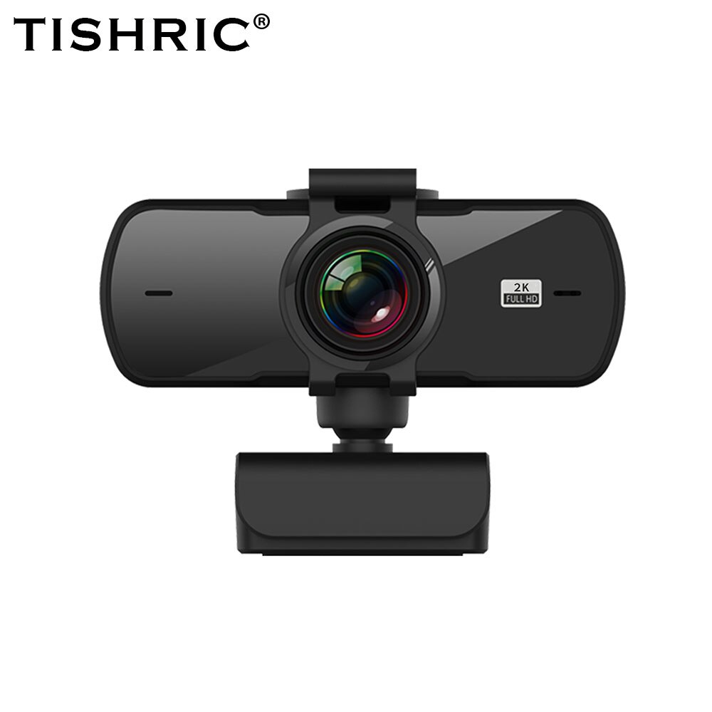 Tishric PC-C5 4 Million Pixels 2K Full HD Webcam for PC Web Camera With Microphone Usb Camera Web Cam For Computer Peripherals: Default Title