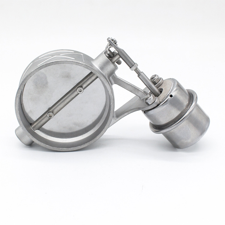Válvula de escape de vacío, conjunto de modificación de tubo de escape común, tipo mariposa, Universal, 0201: 76mm normal closed