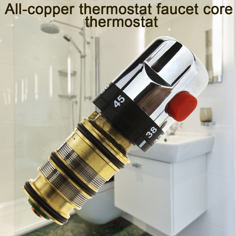 Adjust Shower Bathroom Mixer Brass Thermostatic Copper Cold Temperature