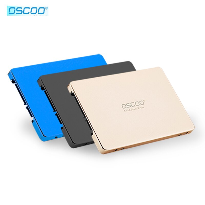 Oscoo ssd 500gb hdd 2.5 "sata3 ssd 120gb sataiii caixa de metal ssd 240gb 480gb 1tb unidade de estado sólido interno para desktop portátil