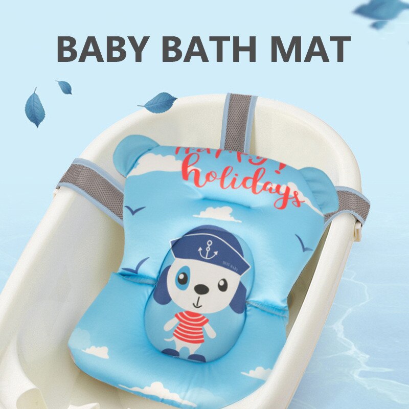 Verstelbare Baby Bad Seat Ondersteuning Mat Opvouwbare Baby Bad Pad Bad Bed Pasgeboren Bad Kussen Baby Anti-Slip soft Comfort