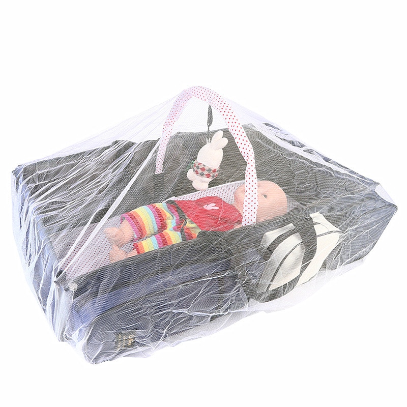 Baby rejse sammenklappelig seng bærbar bærbar mamma taske enkelt skulder mor og baby taske multifunktionel myggenet krybbe