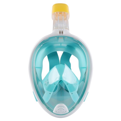 Máscara de buceo Scuba cara completa snorkel máscara subacuática Anti niebla snorkel buceo máscara para nadar pesca submarina buceo hombres: Green N47 / L / XL