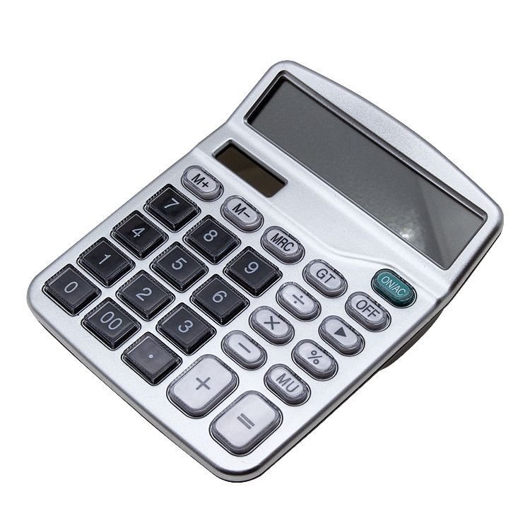 12 Digit Calculator M-28 Solar Dual Power Supply Large Display Calculation Tool Office Financial Supplies Student Exam Supplies