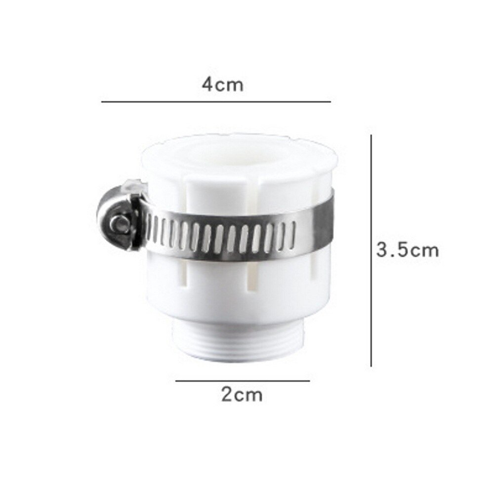1pcs Tap Converter High Pressure Nozzle Water Tap Adapter Connection Tube Kitchen Faucet Rotatable Faucet Adapter Accessories