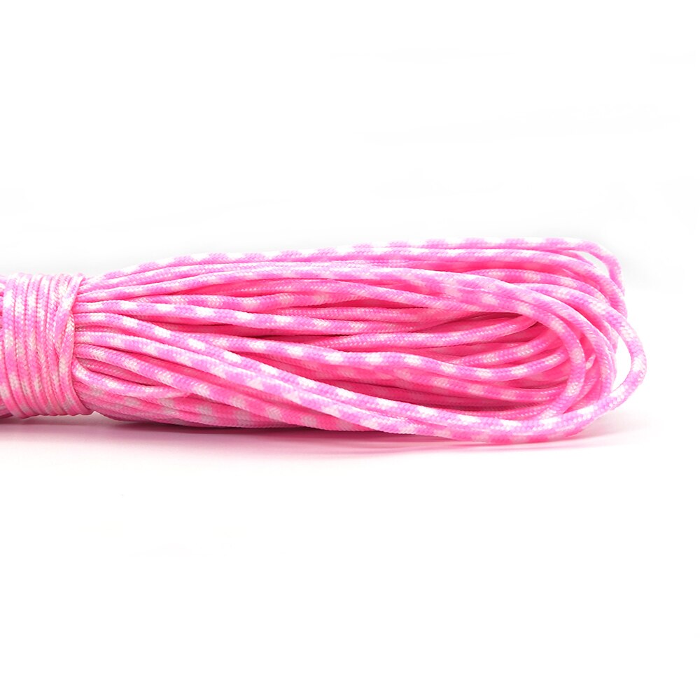 100 kolorów Paracord 2mm 25FT 50FT 100FT liny 1 Strand Paracorde na świeżym powietrzu sprzęt do survivalu bielizny DIY bransoletka hurtownia: 236 / 25ft