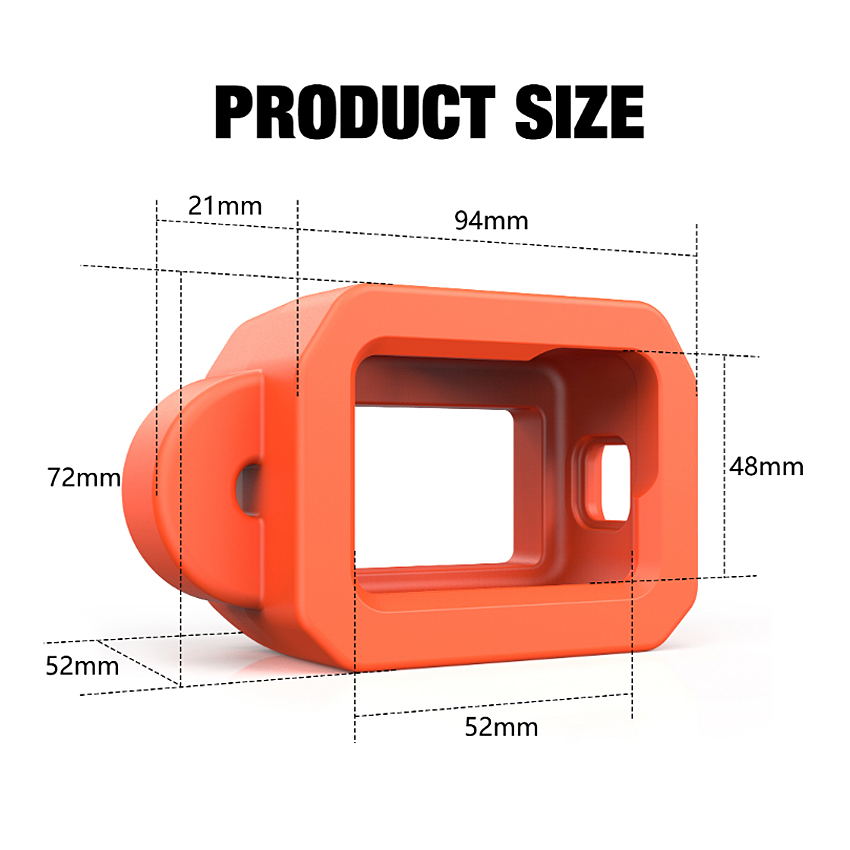 Para Gopro Hero 13 12 11 10 9 accesorios impermeable buceo flotante funda marco surf flotador de espuma
