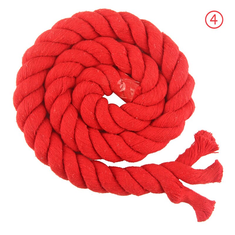Cordon en coton torsadé de 2 mètres, 20mm, haute ténacité, corde décorative pour sac de maison, accessoires textiles pour la maison, artisanat: color 04