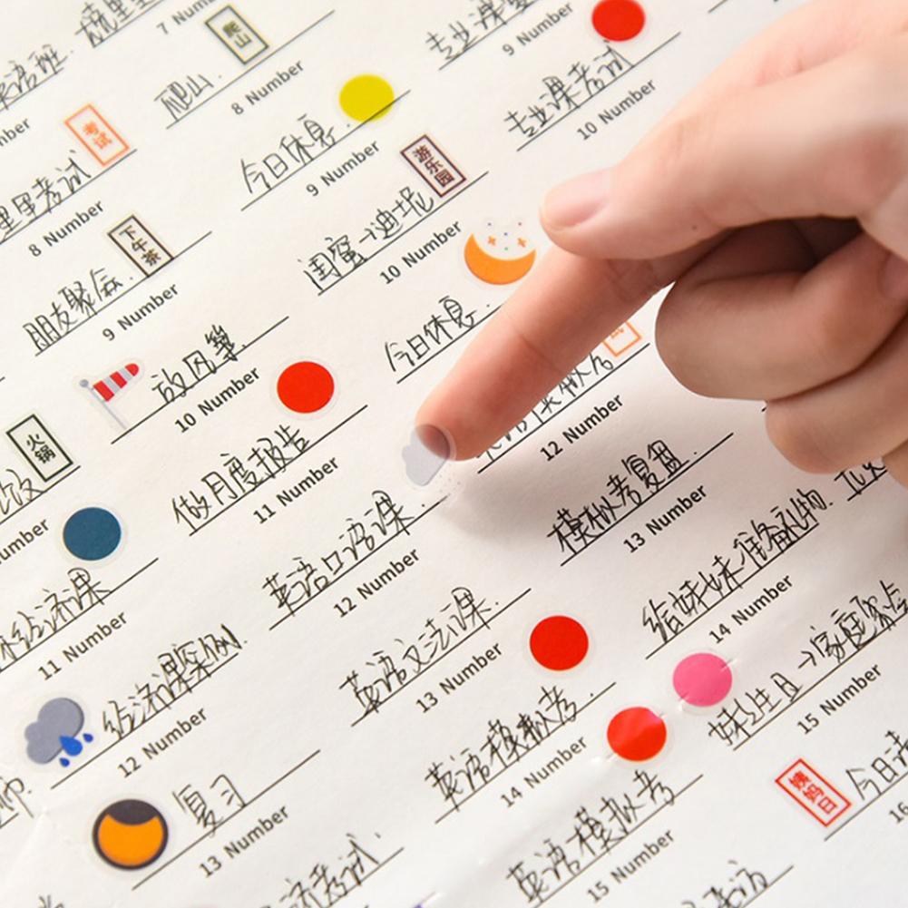 Wall Calendar Daily Planner Notes Paper Weekly & Monthly Planner Daily Message Drawing Refrigerator For Office School Home